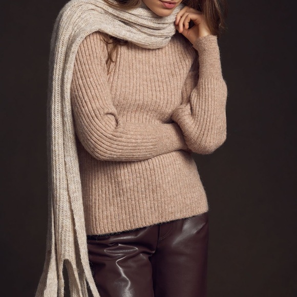 NWT ANTHROPOLOGIE WIDE SCARF - Picture 3 of 7